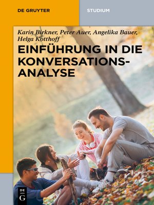 cover image of Einführung in die Konversationsanalyse